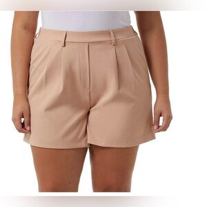 32 Degrees Women's High Waist Tan Shorts